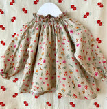 All- time tunika/ Double gauze Sand Flowers