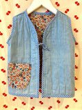 Quiltede vest/ Emma And Georgina