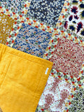 Sengetæppe / 20 shades of yellow/ Mål:0,92x 1,17m
