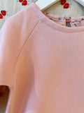 Raglan sweatshirt lyserød
