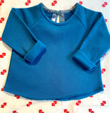 Raglan sweatshirt petroleum