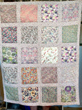 Sengetæppe / 20 shades of pink/ Mål: 0,90x 1,15m