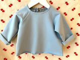 Raglan sweatshirt lyseblå