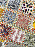 Sengetæppe / 20 shades of yellow/ Mål:0,92x 1,17m