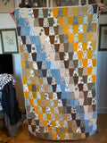 Sengetæppe / 300 shades of babycord/ Mål:0,95x 1,65m