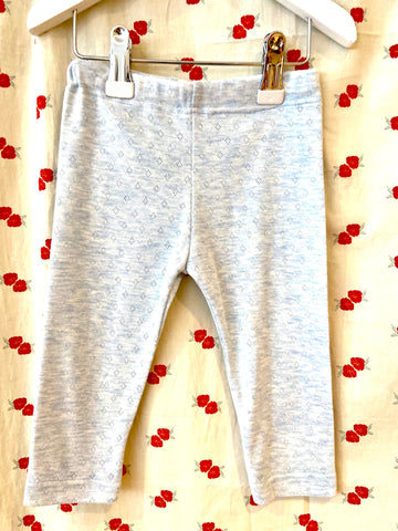 Leggings / Pointelle Pastel Blue