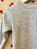 Pointelle T-shirt pastel blue