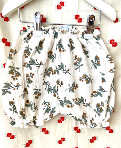 Bloomers Double Gauze / vintage flowers