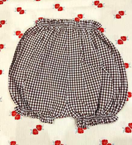Vichy Bloomers / Chocolate