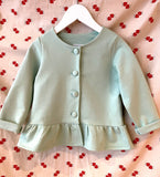 Cardigan/ French Terry Mint